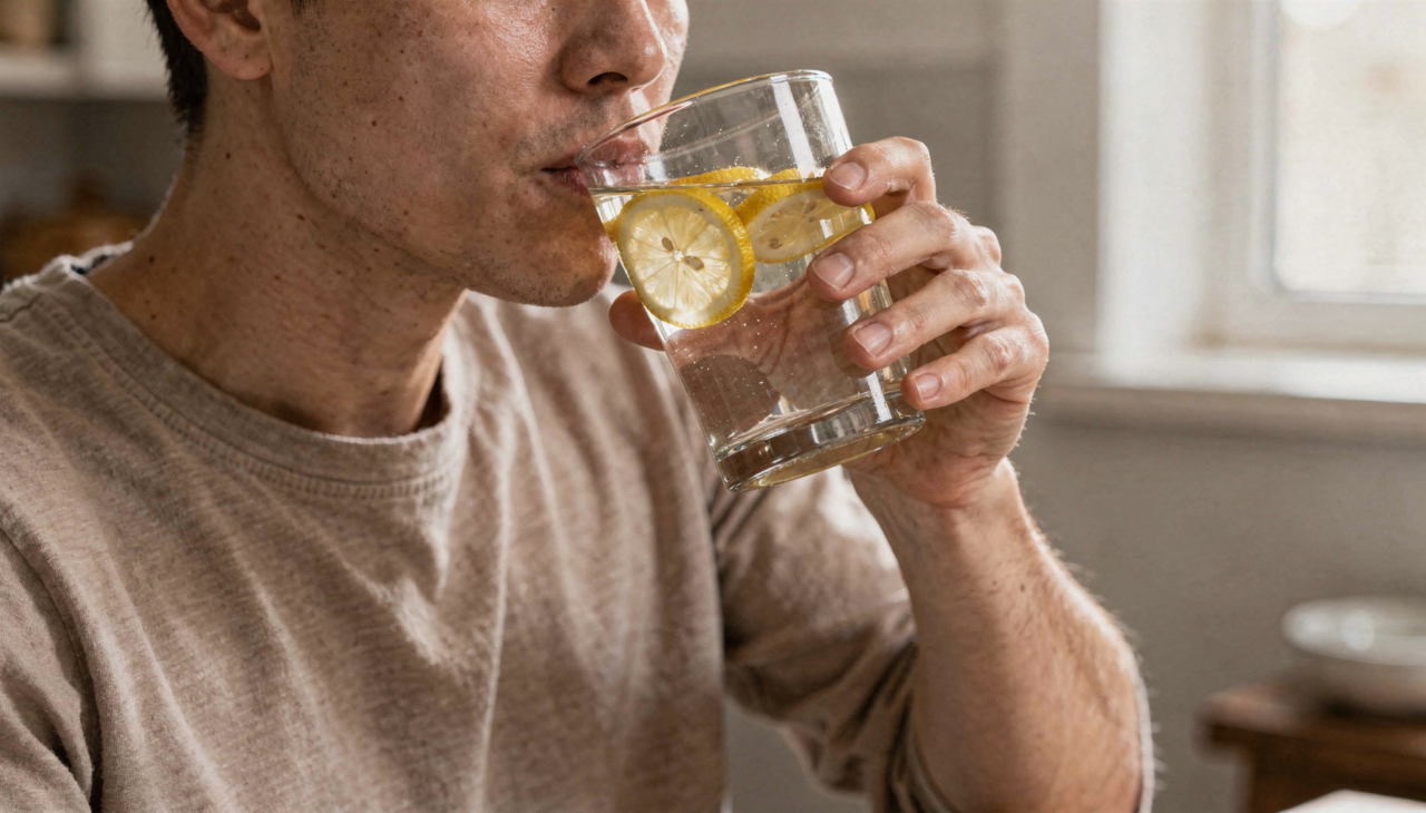 O consumo de água morna com limão em jejum, isoladamente, não provoca emagrecimento direto nem queima gordura localizada