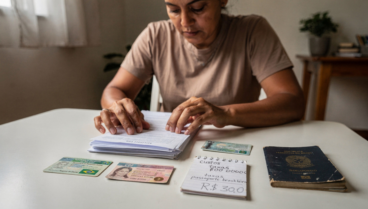 Em 2026, a taxa para emissão de passaporte comum permanece em R$ 257,25, conforme a tabela oficial da Polícia Federal