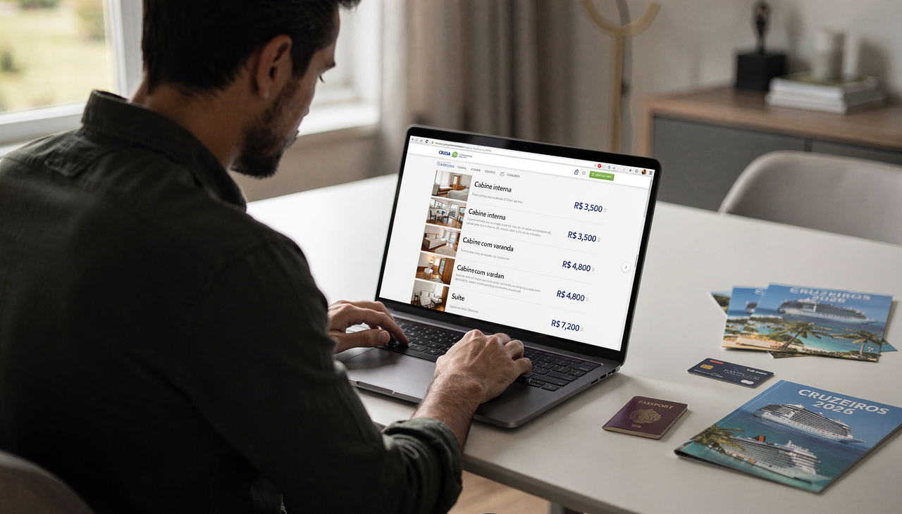 O preço final de um cruzeiro não depende apenas da tarifa básica anunciada, pois diversos elementos interferem no valor total pago