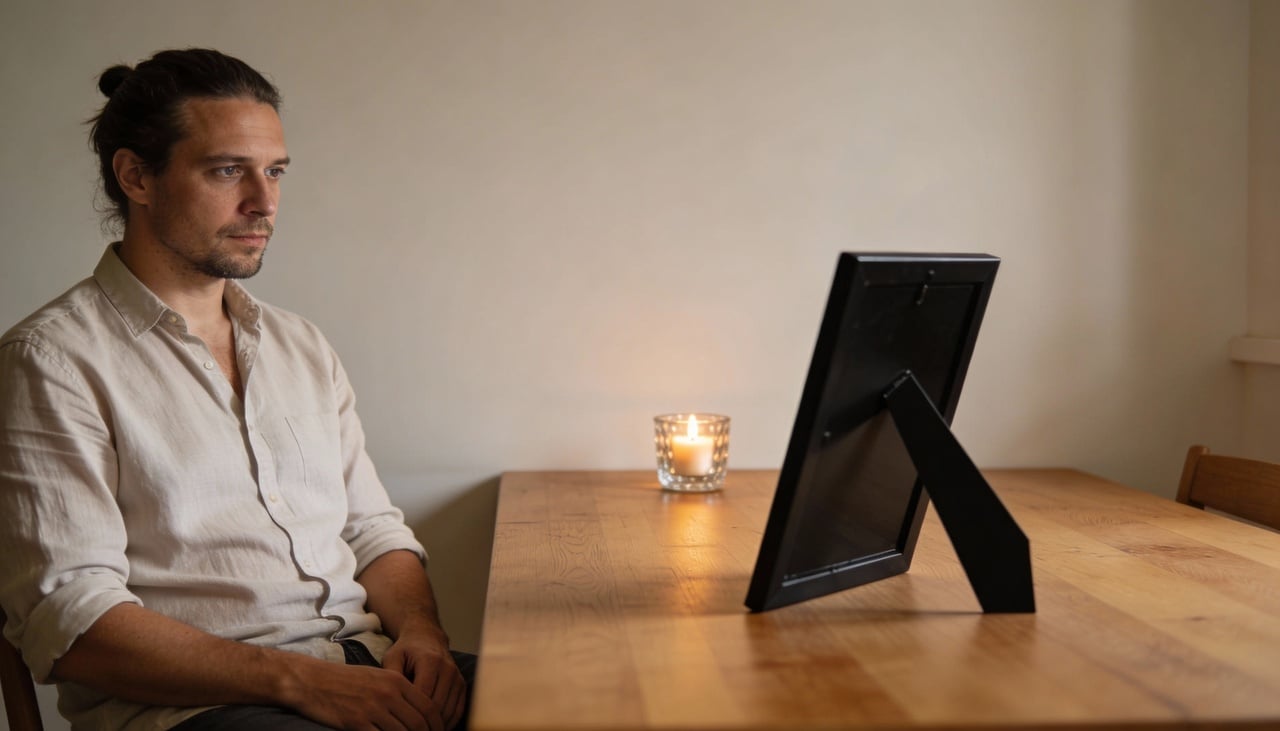 Esta técnica consiste em utilizar uma placa de vidro pintada de preto ou uma pedra escura polida para focar a visão profundamente