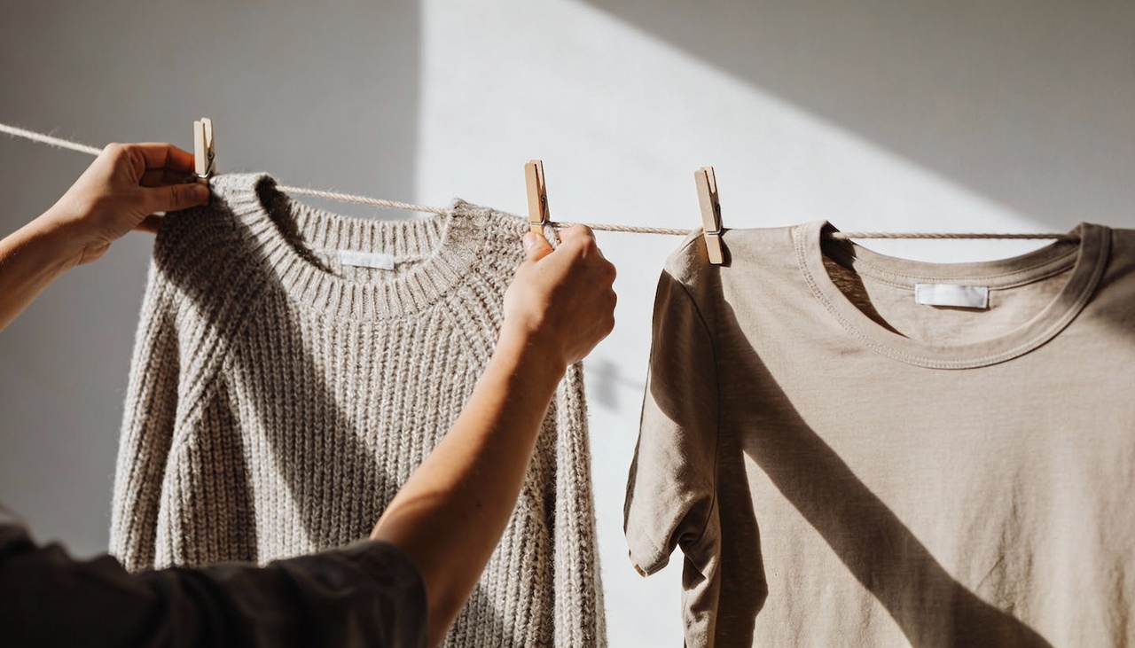 O encolhimento das roupas não depende apenas da temperatura da secadora