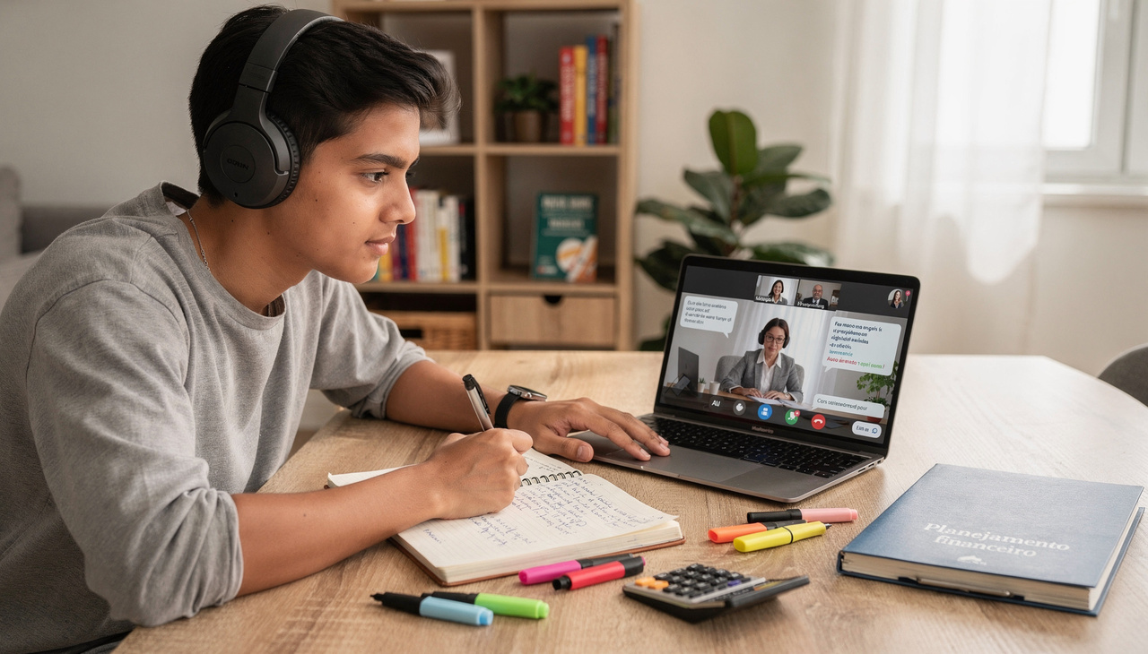 O custo de um curso de inglês em 2026 não depende apenas do tipo de aula; diversos elementos compõem o valor final