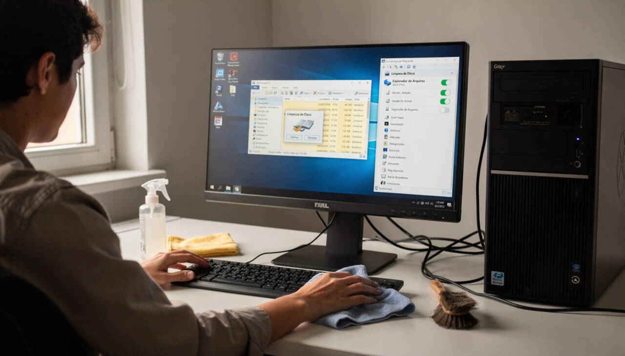 A lentidão do computador geralmente está ligada a falta de recursos de hardware, uso intenso do sistema e problemas de manutenção