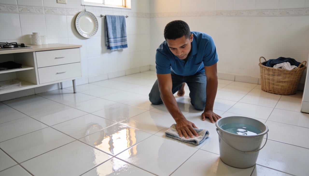 O preparo não tem segredo: basta misturar todos os componentes em um balde até que fiquem homogêneos