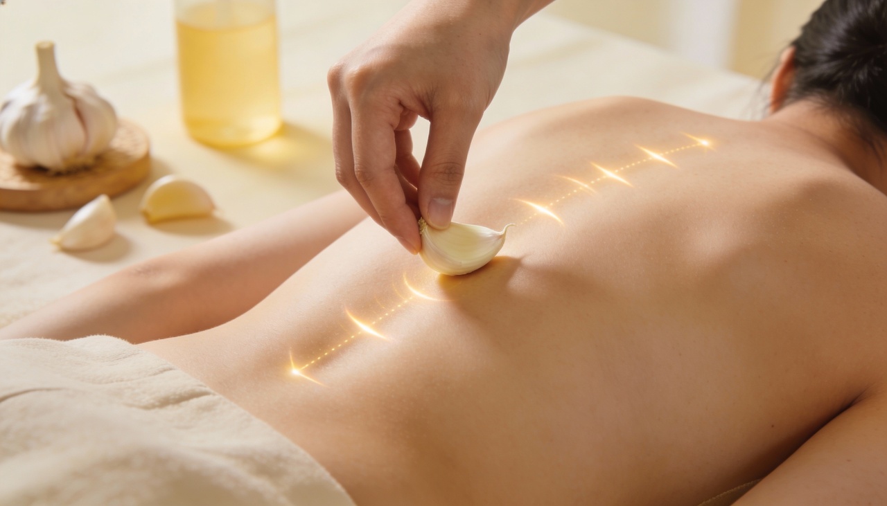 Para começar, você deve segurar um dente de alho fresco e focar sua intenção naquilo que deseja remover da sua rotina