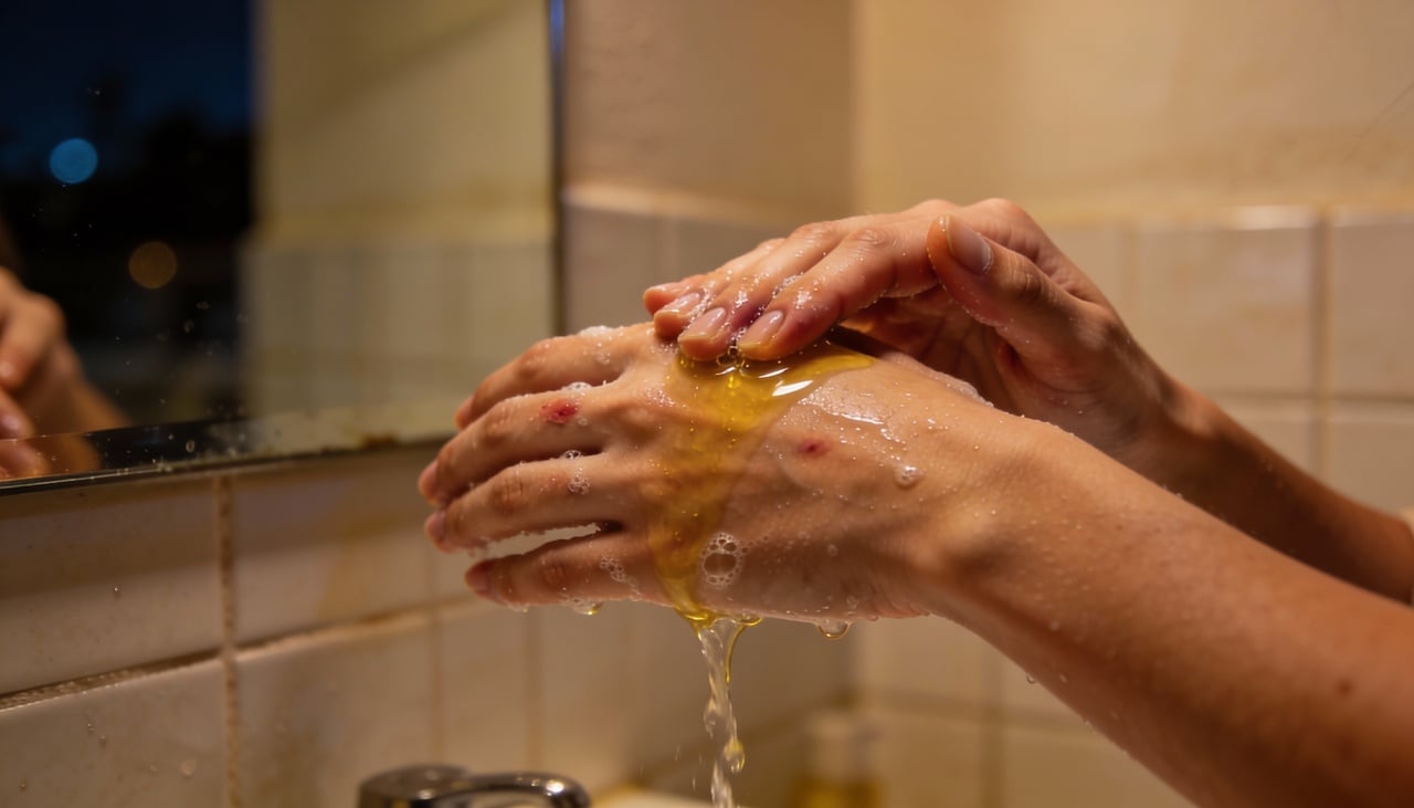 O cleansing oil, ou óleo de limpeza, é formulado com óleos vegetais, minerais ou sintéticos combinados a agentes emulsificantes