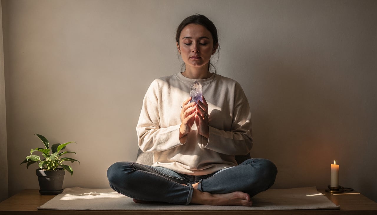 Algumas pessoas gostam de “programar” o cristal para associá-lo claramente a um propósito específico