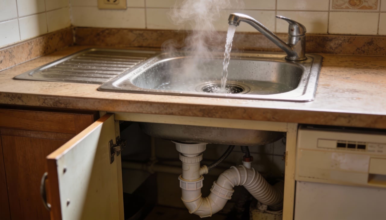 O PVC utilizado em residências possui um limite térmico que raramente suporta temperaturas próximas aos 100 graus Celsius de forma contínua