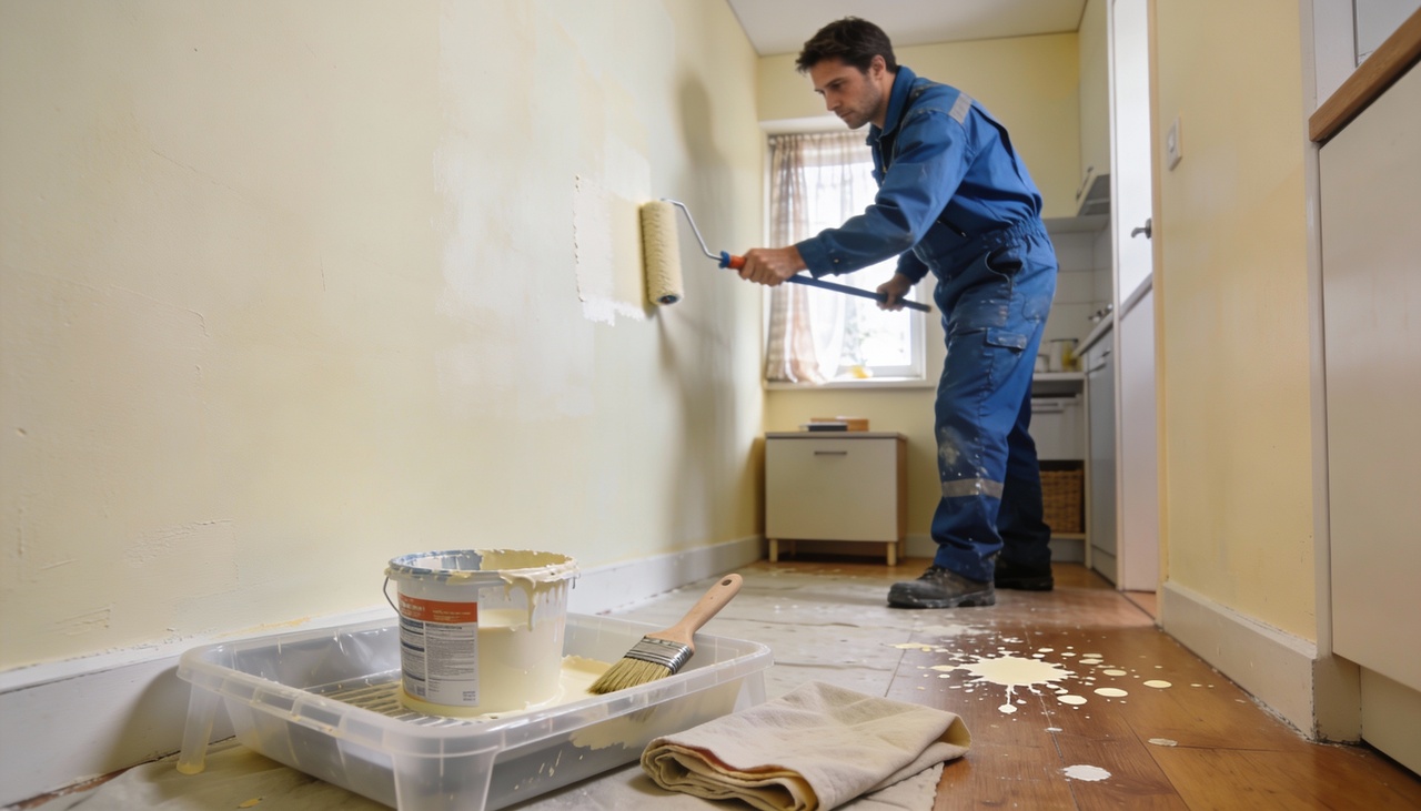 O custo para pintar um apartamento com tinta lavável não é apenas uma conta de metragem, pois diversos elementos impactam o valor final