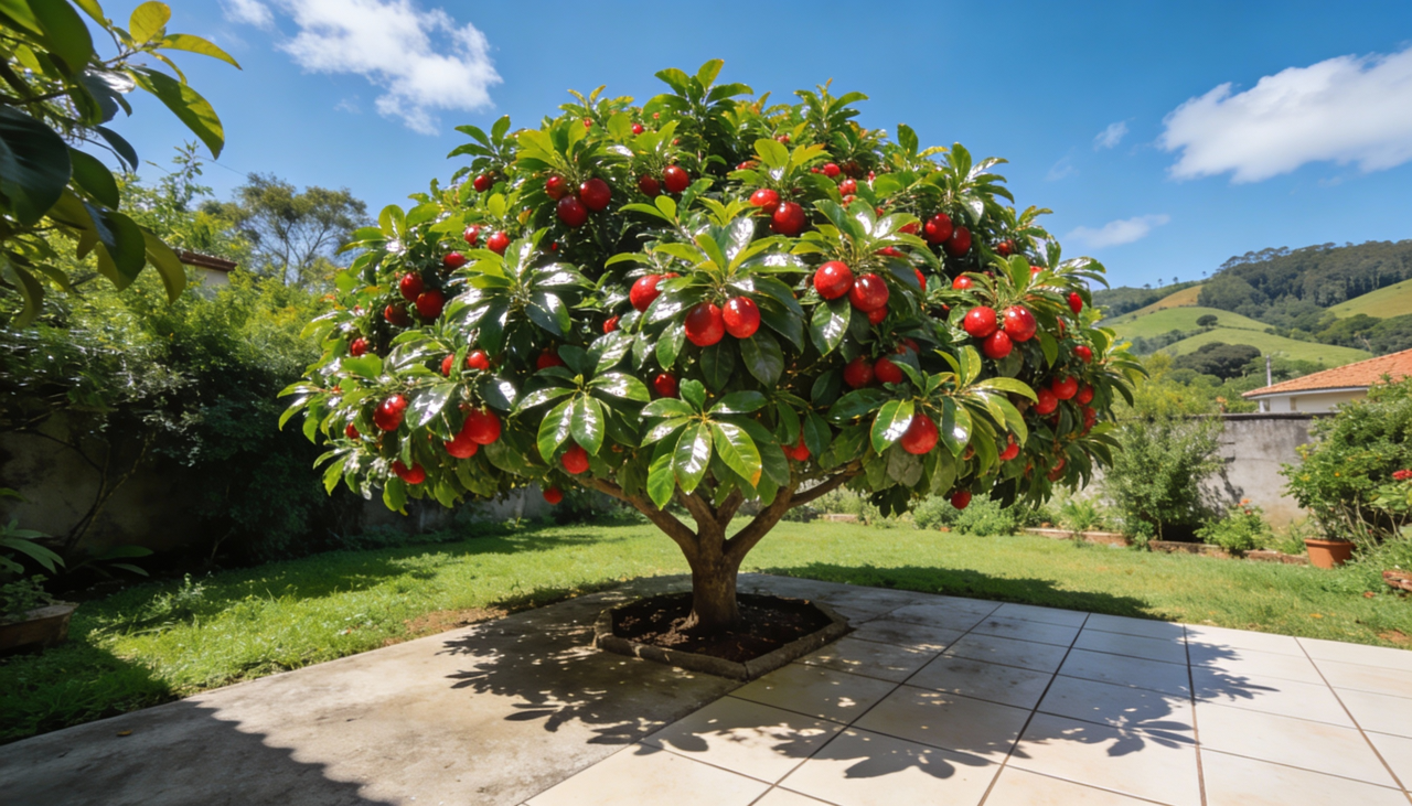 Prepare cova de 50 centímetros de profundidade e largura misturando composto orgânico na terra original