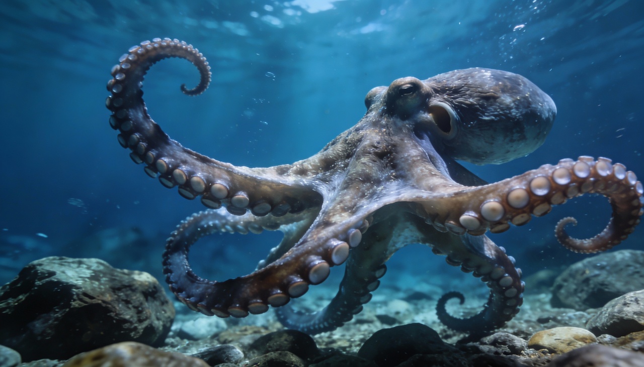 O sangue azul ocorre devido à presença da hemocianina, uma proteína rica em cobre que transporta oxigênio de maneira eficiente em ambientes gelados