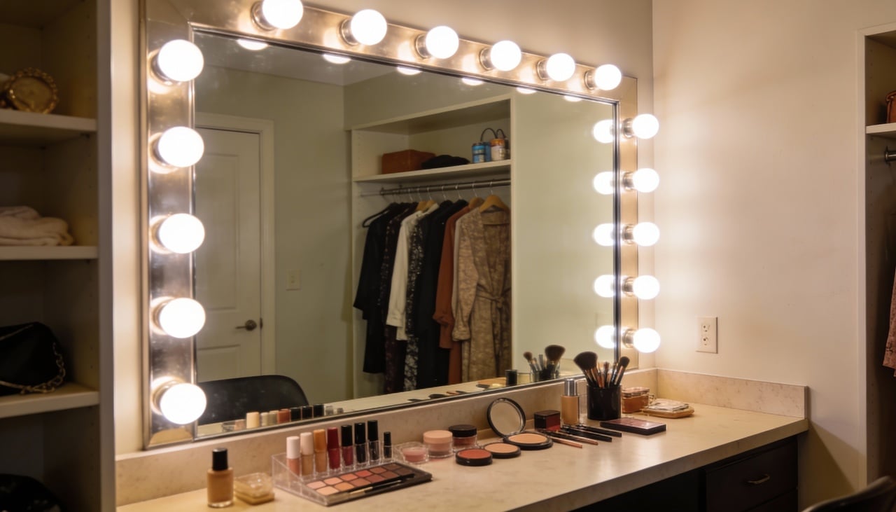 Para transformar o caos em um camarim de cinema, o primeiro passo é o desapego