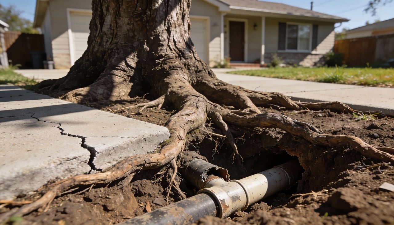 O problema não está na árvore em si, mas na distância inadequada entre ela e as estruturas da casa
