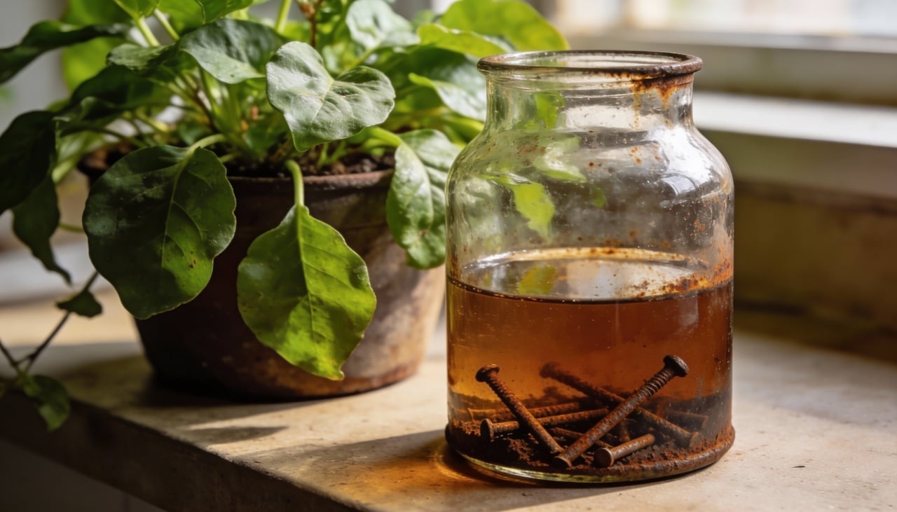 O ferro é fundamental para a produção de clorofila, aquela substância que deixa as folhas verdes e permite que a planta faça fotossíntese corretamente