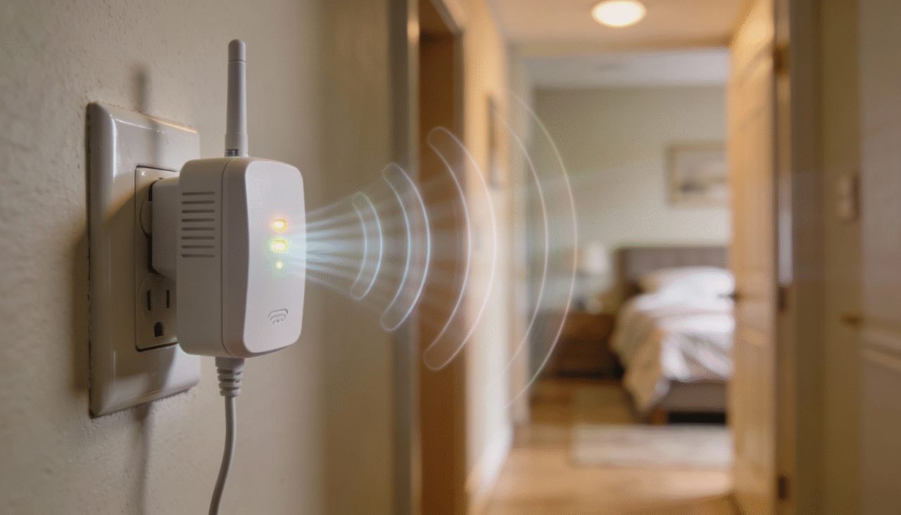 A chamada cobertura de internet sem fio corresponde à área em que o sinal do roteador chega com força suficiente para garantir navegação estável