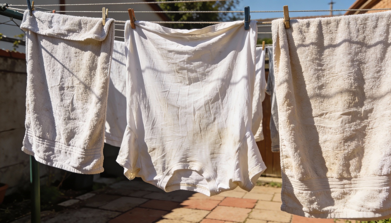 Quando a roupa seca e fica rígida, significa que o tecido perdeu temporariamente a maciez natural durante a secagem