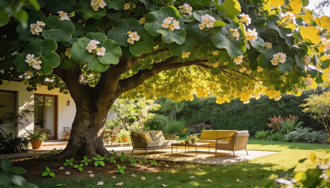 Escolha local com bastante sol pleno garantindo floração abundante e crescimento saudável da copa