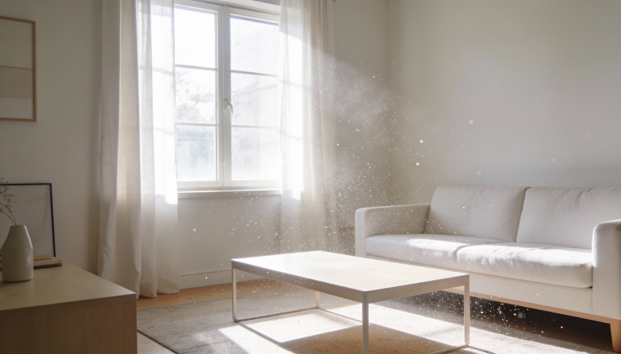 A cor dos móveis atua diretamente na forma como o cérebro interpreta a limpeza de um espaço