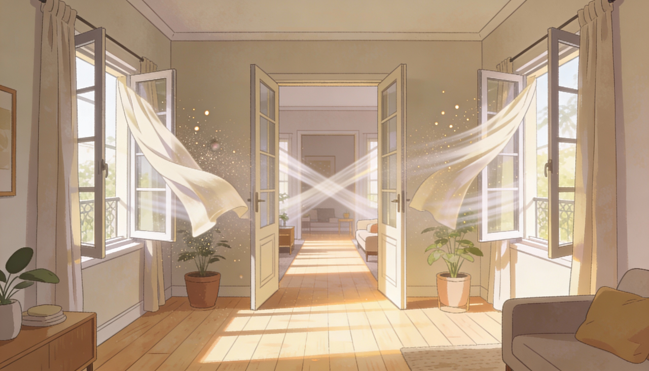 As cortinas térmicas funcionam como uma barreira física contra a radiação infravermelha que atravessa o vidro e aquece os móveis e o piso interno