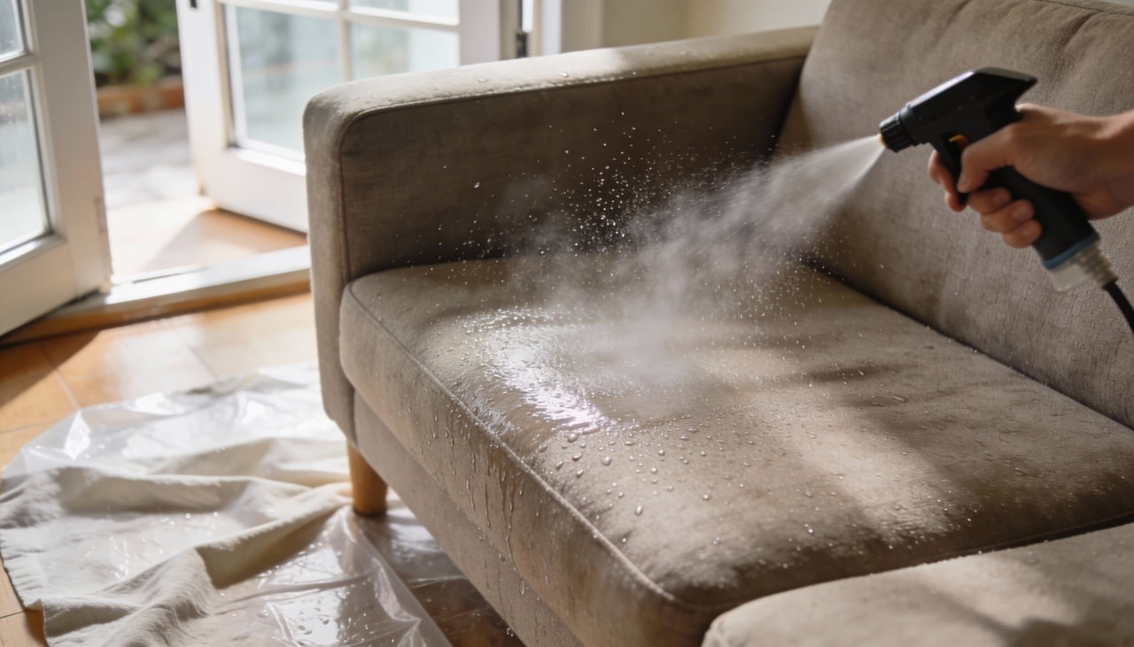 A impermeabilização de sofá é um tratamento aplicado sobre o tecido para torná-lo mais resistente à penetração de líquidos e sujeira