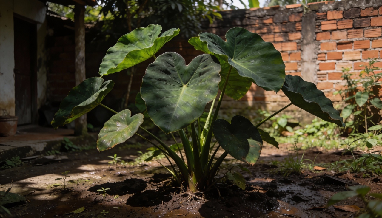 A taioba contém o dobro de cálcio do que o leite de vaca quando comparada em porções equivalentes