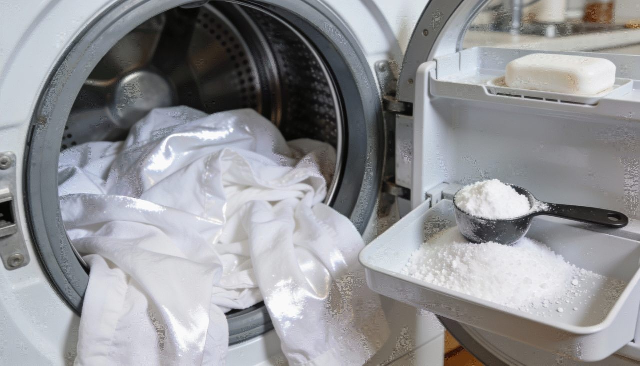 Chega de cloro! Conheça o "oxigênio ativo" que pode ser usado na máquina de lavar e que devolve o branco original sem amarelar o tecido