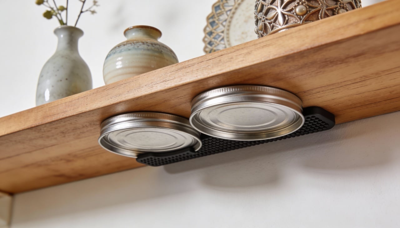 Uma das aplicações mais inteligentes envolve converter as tampas em organizadores compactos