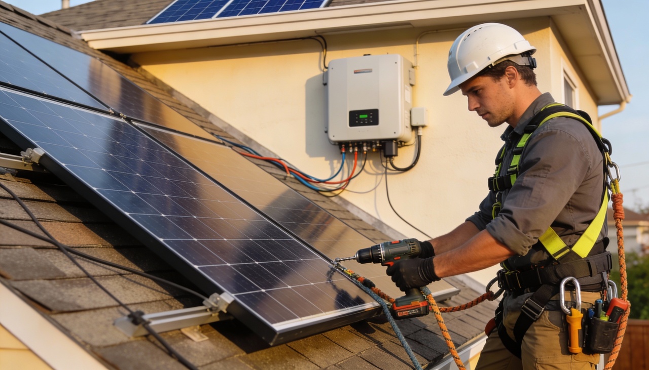 O tempo de retorno do investimento em energia solar está ligado à economia mensal na conta de luz e ao custo total do sistema