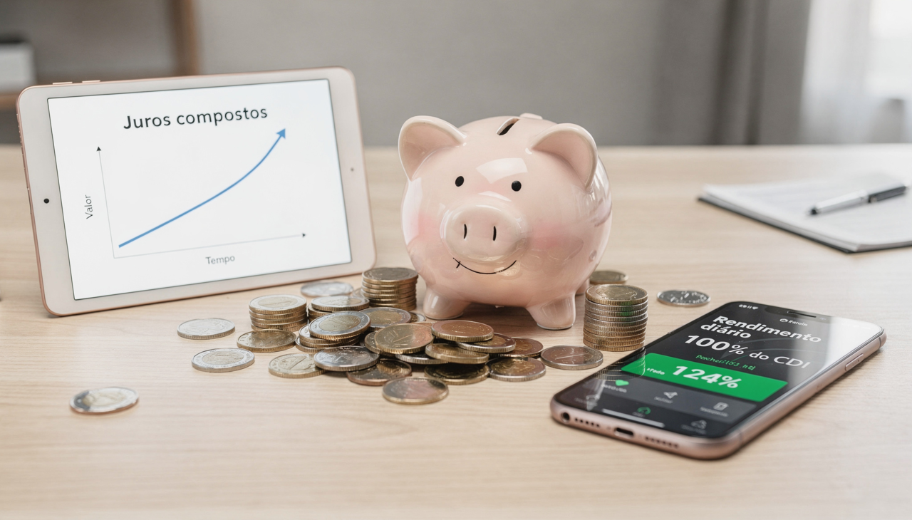 A principal vantagem reside na criação de um hábito financeiro saudável