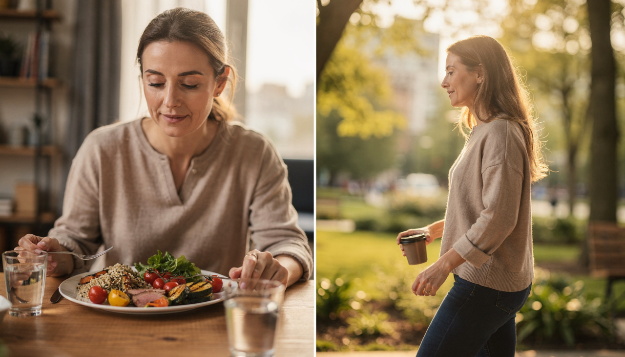 Planejar o que será consumido ao longo do dia reduz decisões impulsivas e o consumo de fast food ou lanches muito calóricos