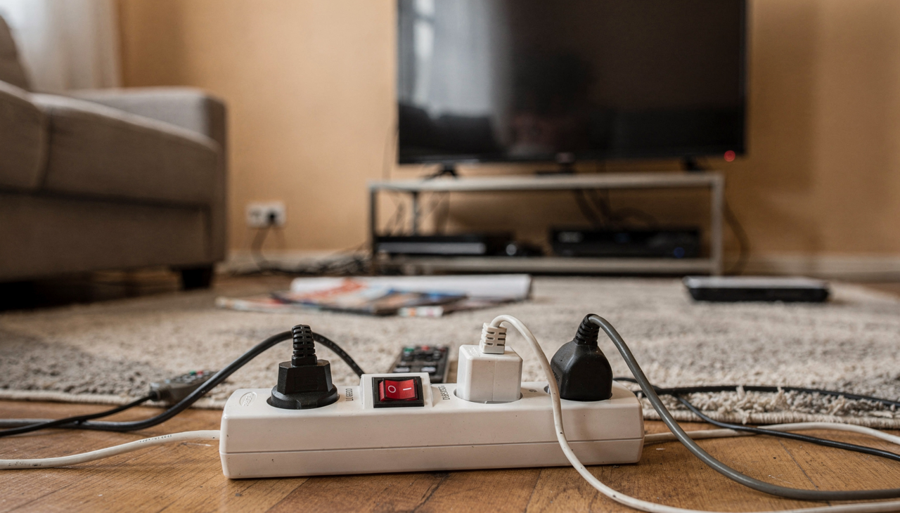 O termo se refere à eletricidade consumida por aparelhos eletrônicos enquanto eles estão tecnicamente desligados, mas ainda conectados à tomada