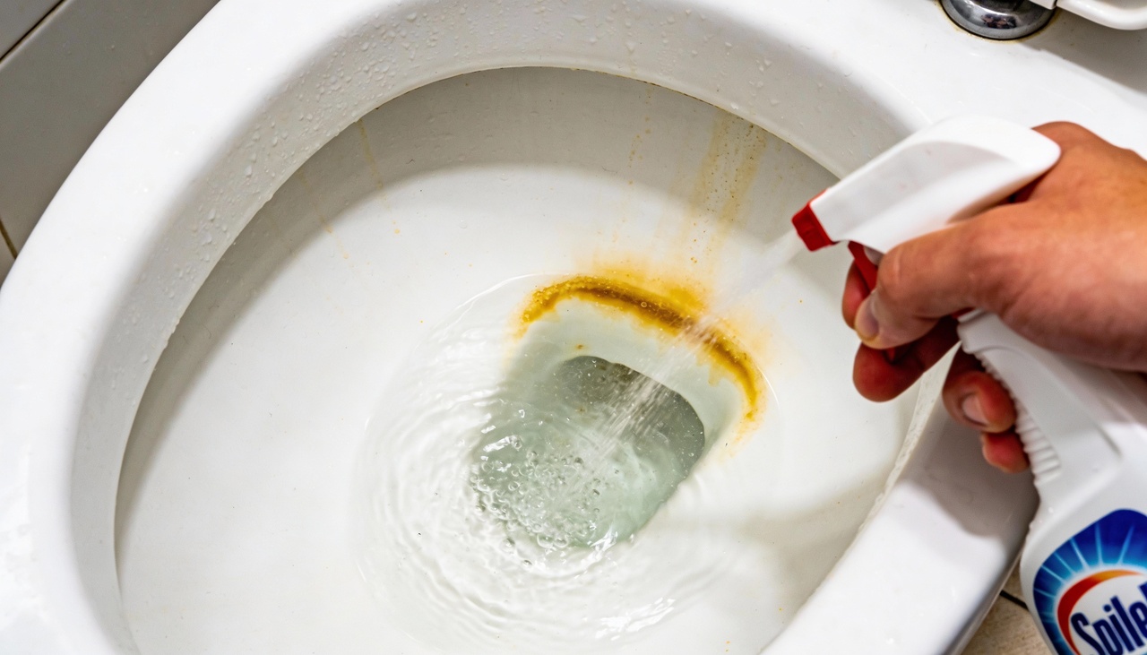 O erro principal é não tirar a água do fundo do vaso antes de aplicar produtos de limpeza