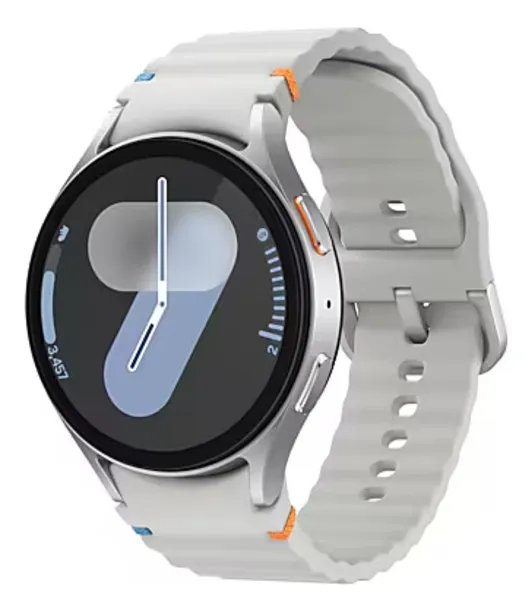 Samsung Galaxy Watch7 Smartwatch BT Galaxy AI – Prata por R$1.232,10 (48% OFF) no Pix