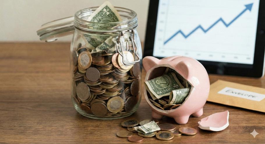 Guardar dinheiro apenas quando sobra não ajuda a construir consistência