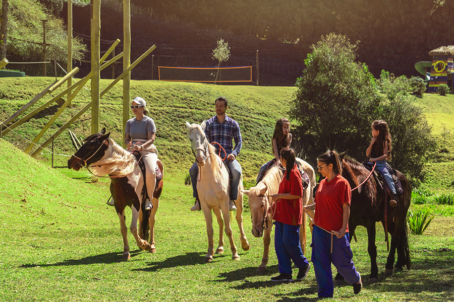 Hotel oferece diversas atividades ao ar livre