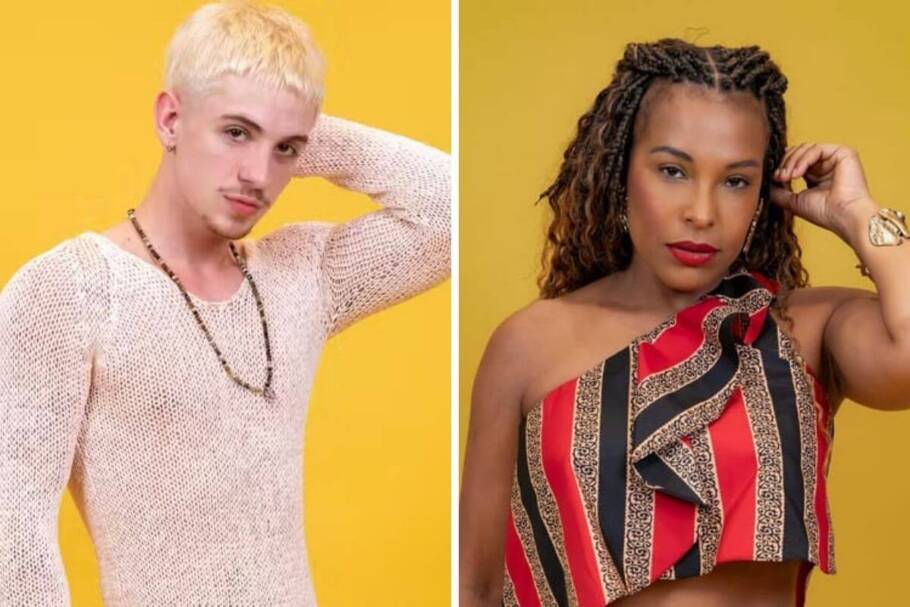 Juliano Floss e Solange Vega representam Gêmeos, signo da comunicação, da curiosidade e da adaptação (Imagem: Reprodução digital | Rede Globo)