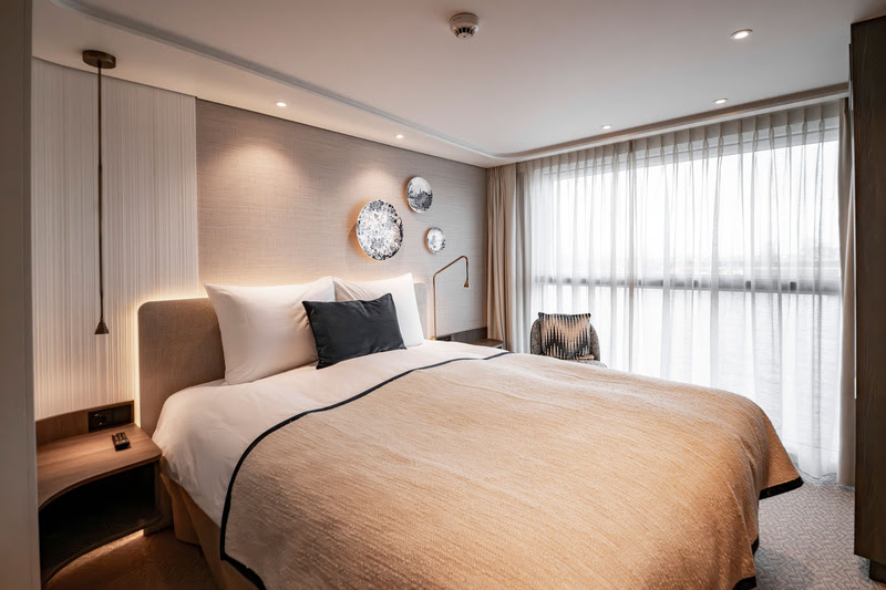 Interior de uma das cabines do navio MS Nobleman