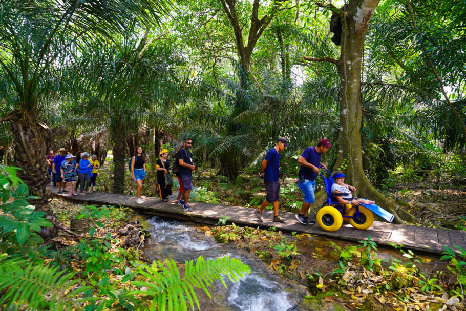 Acessibilidade na Nascente Azul