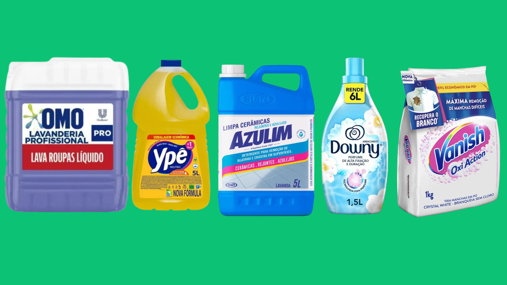 Aproveite as promoções nos produtos de limpeza gigantes no Mercado Livre