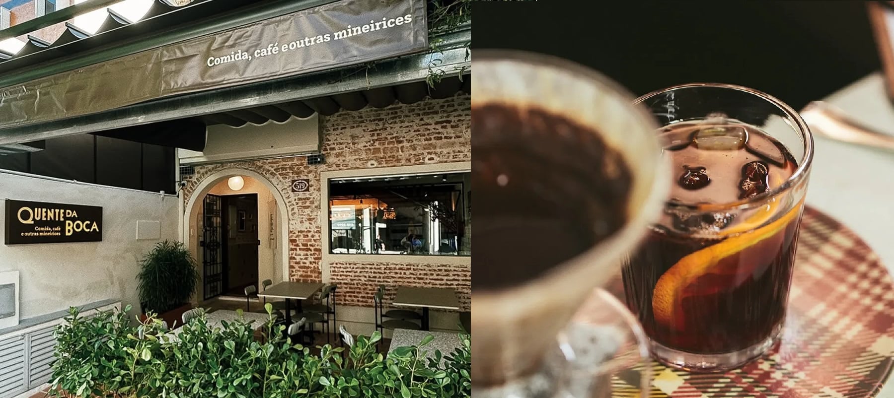 Para o festival, a Quente na Boca ensina a fazer dois drinks sem álcool à base de café espresso e ingredientes caipiras, como caldo de cana, limão galego ou soda de alguma fruta nativa usada no interior