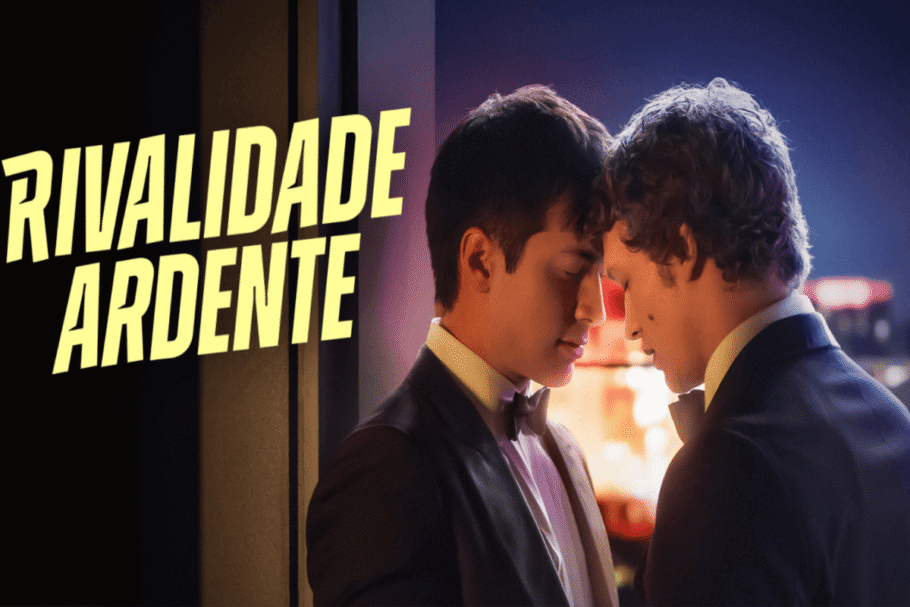 A série “Rivalidade Ardente” acompanha dois jogadores de hóquei divididos entre a glória esportiva e o relacionamento secreto (Imagem: Reprodução digital | HBO Max)