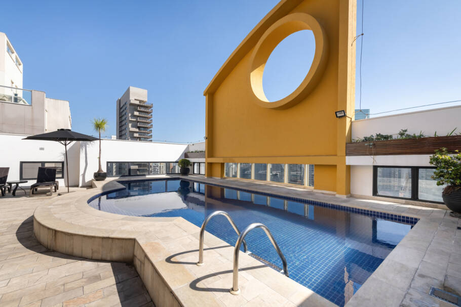 Piscina do Slaviero Hotel São Paulo Ibirapuera