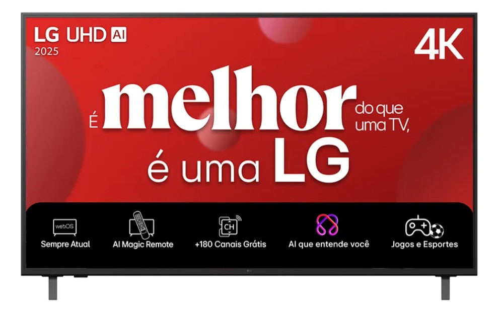 A smart TV LED 50″ Ultra HD 4K custa R$2.025,90 no Mercado Livre