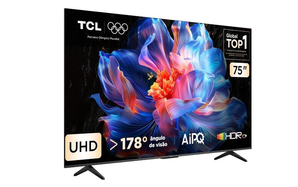 Smart TV de 75 polegadas da TCL sai por R$4.199 na promoção