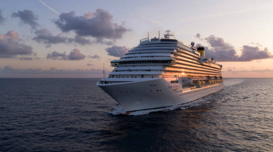 O cruzeiro Dançando a Bordo acontece a bordo do navio Costa Diadema