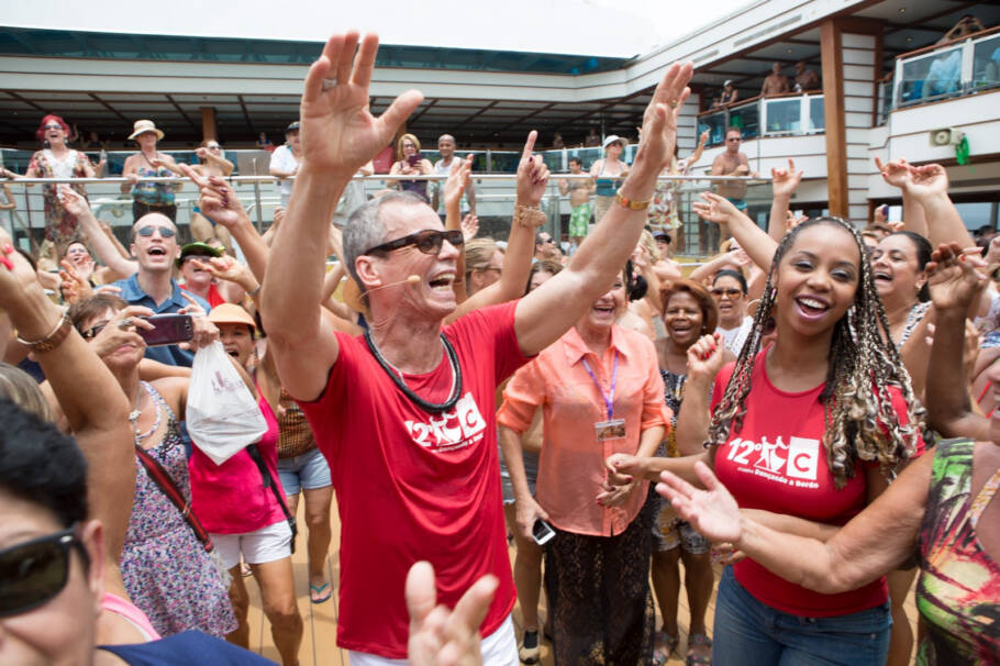O maior festival de dança em alto mar