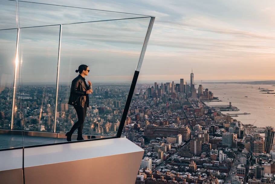 O observatório The Edge, em Hudson Yards, é uma das atrações que integram a NYC Must-See Week