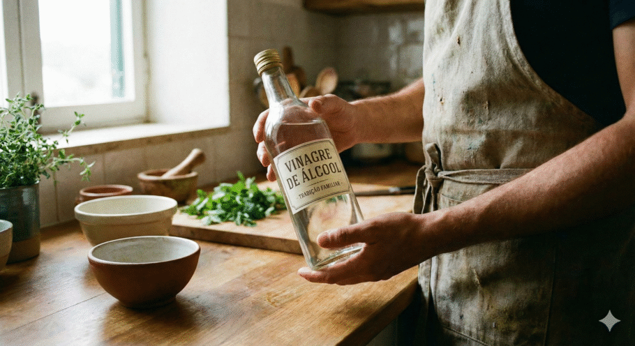 O vinagre é um produto multiuso que tem inúmeros usos na limpeza da casa