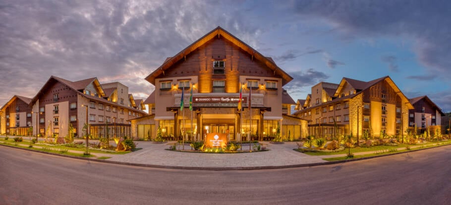 O Wyndham Gramado Termas Resort & Spa tem ótima localização