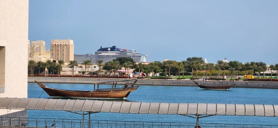 Pacote completo da MSC Cruzeiros incluem embarques em Dubai e Doha